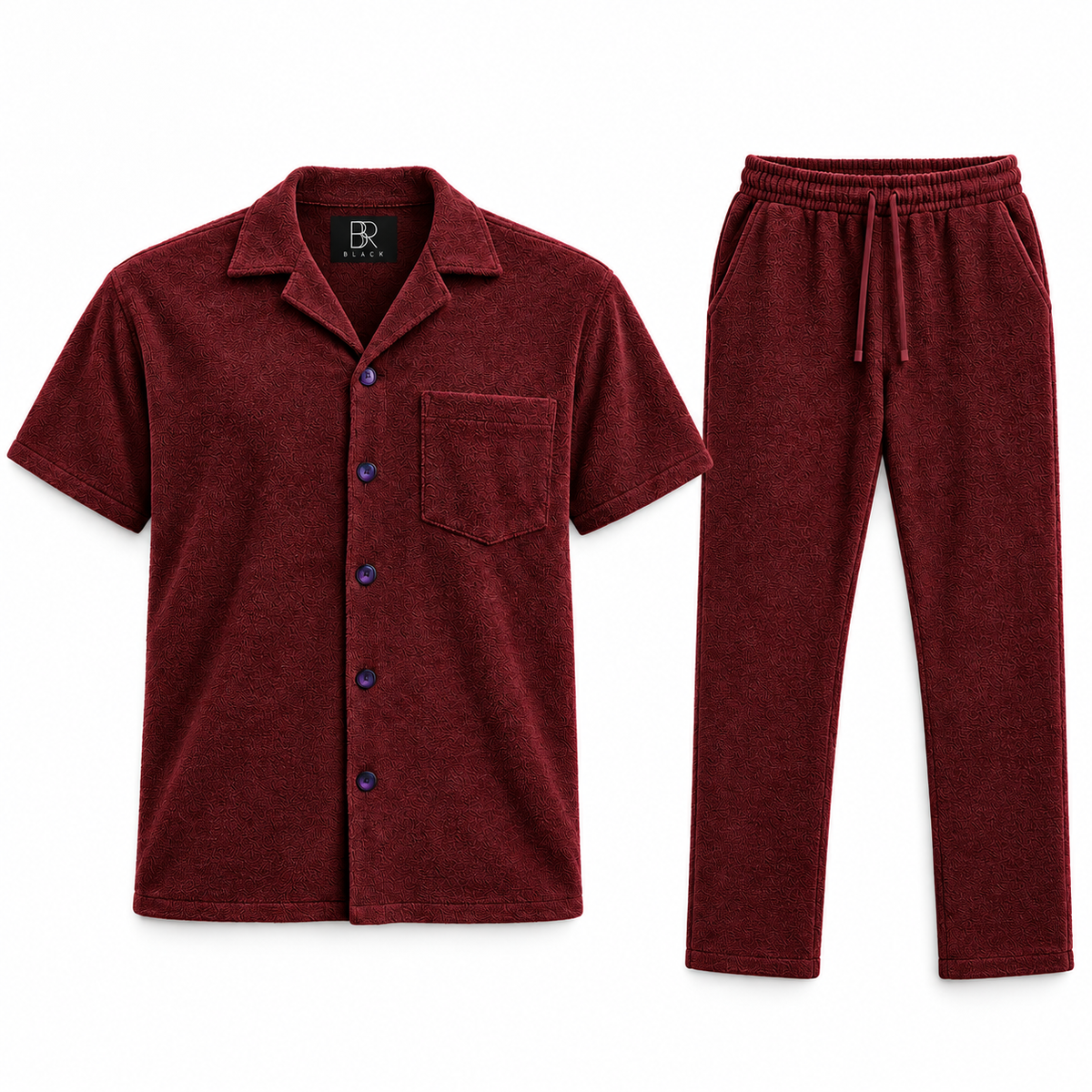 MIDNIGHT SUN | Classic Two-Piece Shirt & Trouser Set